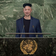 Illustration for article titled Physically Fit, Emotionally Stable Kim Jong-Un Addresses UN After Finally Getting Nuclear Ambitions Out Of System
